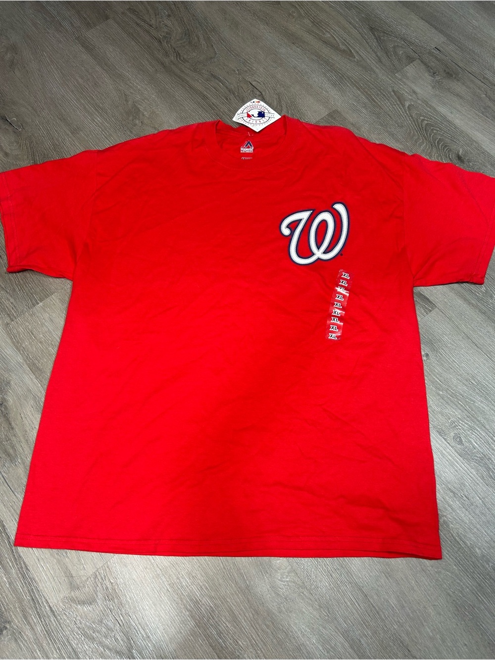 NWT Washington Nationals Majestic Sz XL Tshirt